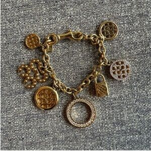 COACH Gold Charm Bracelet